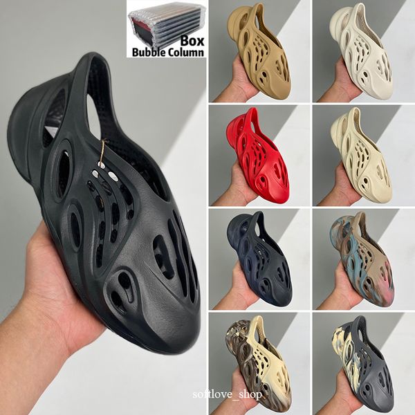 2022 35-47 slippers sandals hole shoes slippers luxury slipper foam ochre runr bone resin clogs desert ararat men, White;red