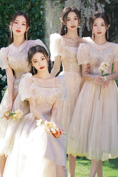 women's clothing runway dresses bridmaid fairy temperament 2023 summer small wedding sister group graduation art examination dresses wo, Black;gray
women's clothing runway dresses bridmaid fairy temperament 2023 summer small wedding sister group graduation art examination dresses wo, Black;gray