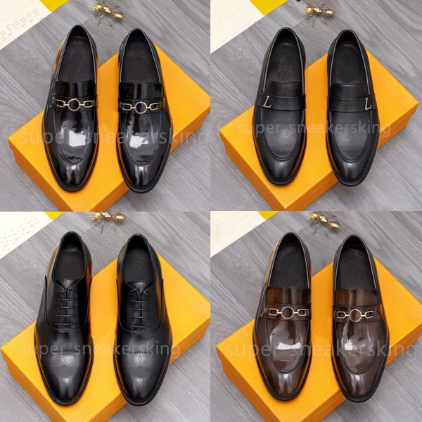 2023 men dress shoes designers shoes genuine leather brown black buckle mens casual designer loafers slip on wedding shoes with box 38-46
2023 men dress shoes designers shoes genuine leather brown black buckle mens casual designer loafers slip on wedding shoes with box 38-46