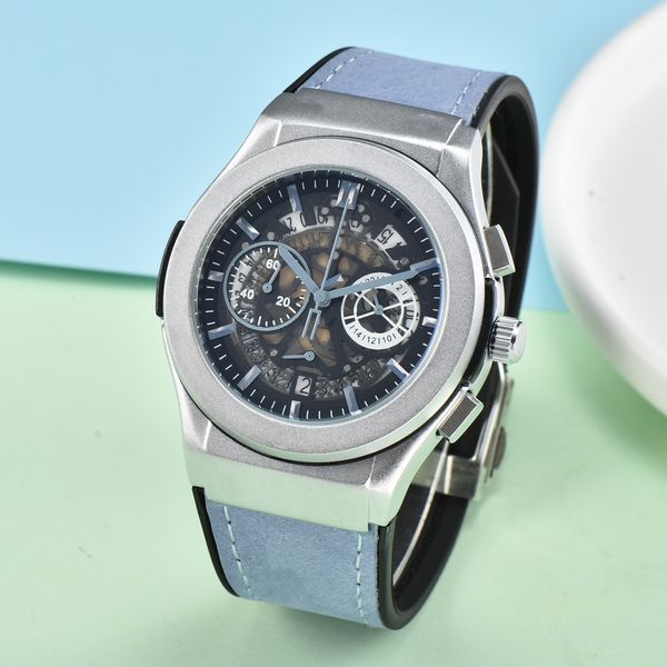 all dials working automatic date men watches luxury fashion mens full function quarz chronograph movement clock black silver leisure wrist w, Slivery;black
all dials working automatic date men watches luxury fashion mens full function quarz chronograph movement clock black silver leisure wrist w, Slivery;black