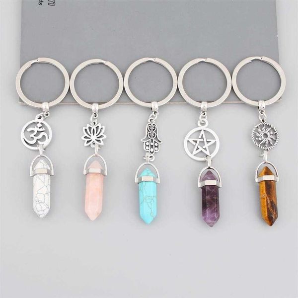 key rings 1pc new arrival colorful stone keyring yoga om pendant keychain women bag hangle car jewelry accessories e2505-e2509 r230301, Slivery;golden
key rings 1pc new arrival colorful stone keyring yoga om pendant keychain women bag hangle car jewelry accessories e2505-e2509 r230301, Slivery;golden