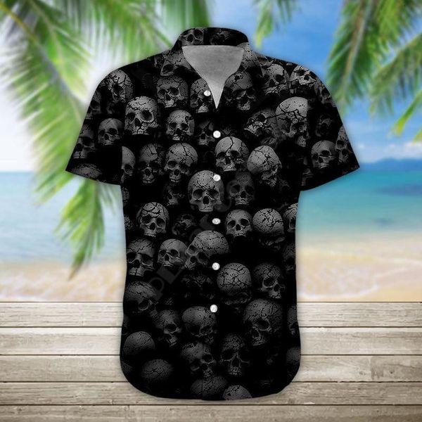 men's polos 3d printed skull halloween hawaiian shirt summer short sleeved shirts men oversize camisa social 5xl gift 230303, White;black
men's polos 3d printed skull halloween hawaiian shirt summer short sleeved shirts men oversize camisa social 5xl gift 230303, White;black