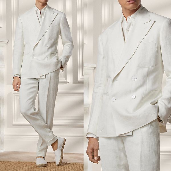 eleglant white linen men wedding tuxedo double breasted peaked lapel for business party form two pieces jacket and pants, Black;gray
eleglant white linen men wedding tuxedo double breasted peaked lapel for business party form two pieces jacket and pants, Black;gray