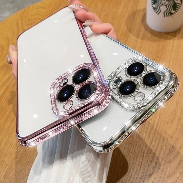 luxury plating glitter diamond transparent case for iphone 13 11 12 14 pro max plus girl female soft silicone shockproof cover
luxury plating glitter diamond transparent case for iphone 13 11 12 14 pro max plus girl female soft silicone shockproof cover