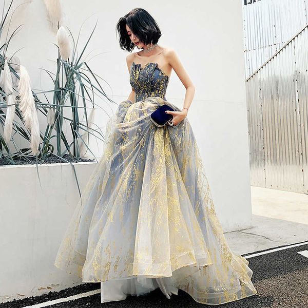women's clothing runway dresses evening women's 2023 spring and summer banquet party bra long host performance dresses, Black;gray
women's clothing runway dresses evening women's 2023 spring and summer banquet party bra long host performance dresses, Black;gray