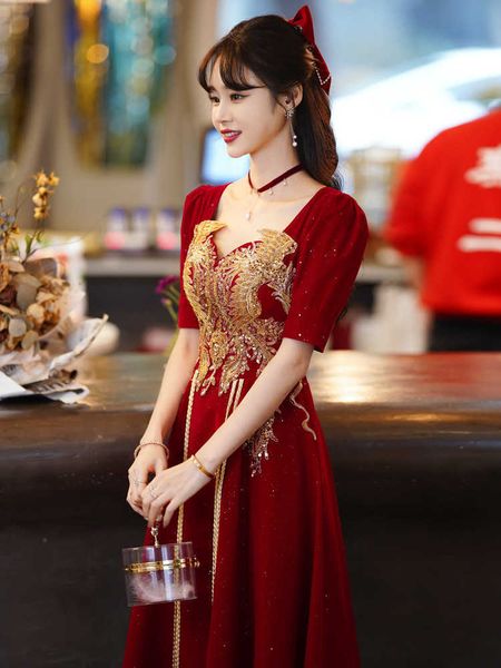 women's clothing runway dresses toastmasters bride's summer wine red wedding women's back door high level chine little engage, Black;gray
women's clothing runway dresses toastmasters bride's summer wine red wedding women's back door high level chine little engage, Black;gray
