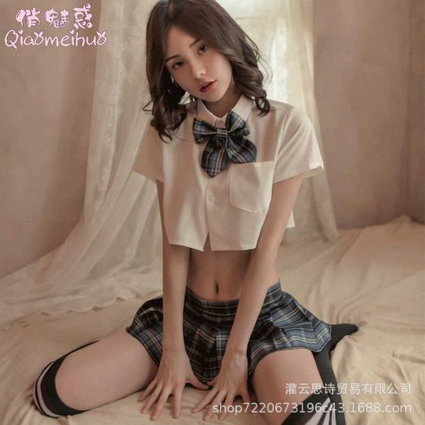 uniform underwear passion pleated skirt suit jk uniform temptation extreme flirting clothes, Red;black
uniform underwear passion pleated skirt suit jk uniform temptation extreme flirting clothes, Red;black