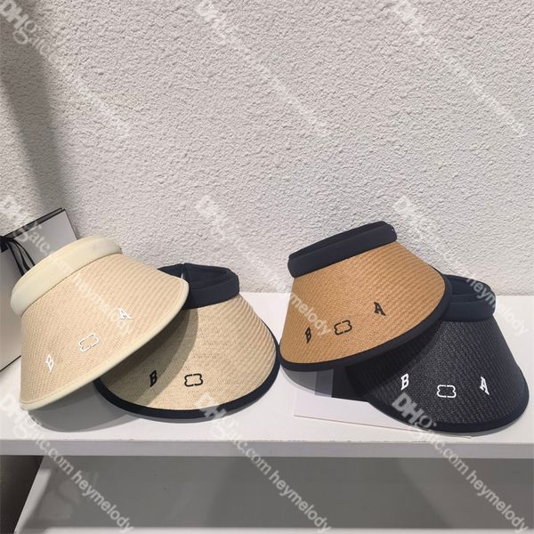 new visor hats summer empty straw hats letter visors sports cap sun protection casquette for women, Blue;gray
new visor hats summer empty straw hats letter visors sports cap sun protection casquette for women, Blue;gray