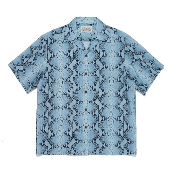 men's polos spring 2023 summer snake pattern wacko maria shirt men women hawaiian shirts short sleeve tee 230303, White;black
men's polos spring 2023 summer snake pattern wacko maria shirt men women hawaiian shirts short sleeve tee 230303, White;black