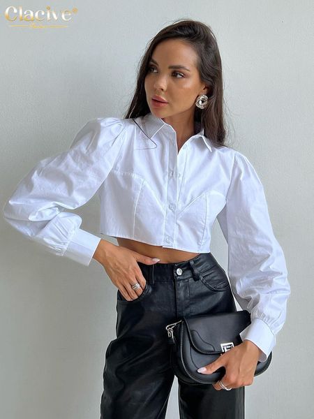 womens blouses shirts clacive fashion woman autumn slim lapel long sleeve crop ladies streetwear white skinny blusas female 230303
womens blouses shirts clacive fashion woman autumn slim lapel long sleeve crop ladies streetwear white skinny blusas female 230303