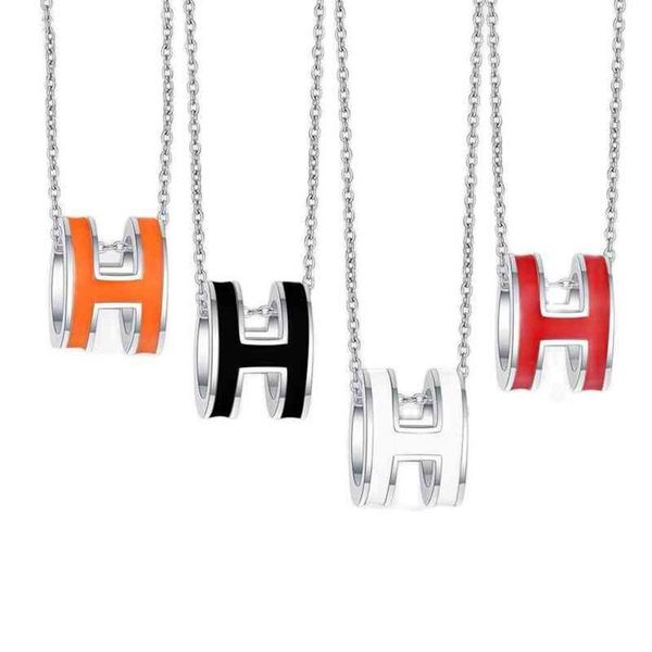 s925 sterling silver net red with the same h letter women's necklace personality simple oval fashion clavicle chain jewelry253k
s925 sterling silver net red with the same h letter women's necklace personality simple oval fashion clavicle chain jewelry253k
