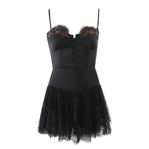 casual dresses yenkye romantic women lace patchwork sling dress ladies satin chiffon supershort dress summer beach vestido z0216, Black;gray
casual dresses yenkye romantic women lace patchwork sling dress ladies satin chiffon supershort dress summer beach vestido z0216, Black;gray