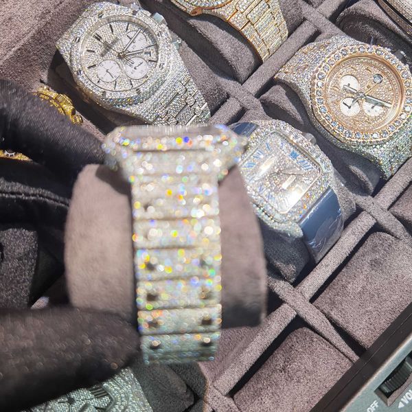 2023kh5h handmade custom pass diamond tter vvs moissanite diamond inlay hip hop jewelry modification iced out luxury watch, Silver
2023kh5h handmade custom pass diamond tter vvs moissanite diamond inlay hip hop jewelry modification iced out luxury watch, Silver