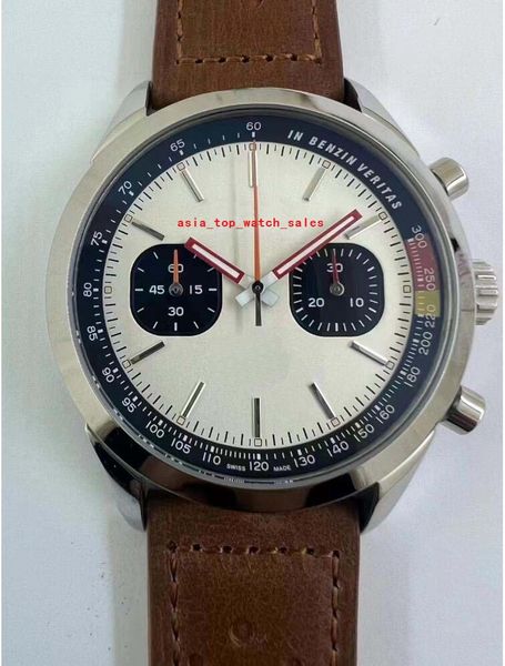 elling classic 5 style men wristwatches 43mm vintage racing dial multi-function movement chronograph working leather strap classic quartz me, Slivery;brown
elling classic 5 style men wristwatches 43mm vintage racing dial multi-function movement chronograph working leather strap classic quartz me, Slivery;brown