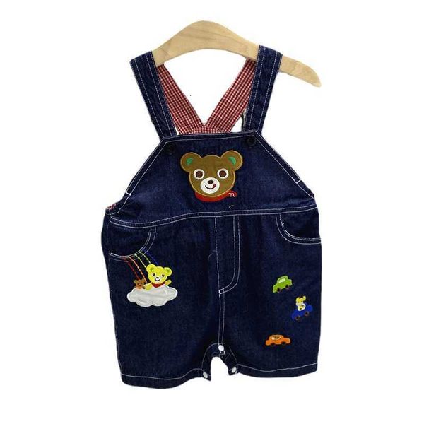 22 summer boys' and girls' miki cartoon bear car pattern soft denim suspender shorts baby pants 2570, Blue
22 summer boys' and girls' miki cartoon bear car pattern soft denim suspender shorts baby pants 2570, Blue
