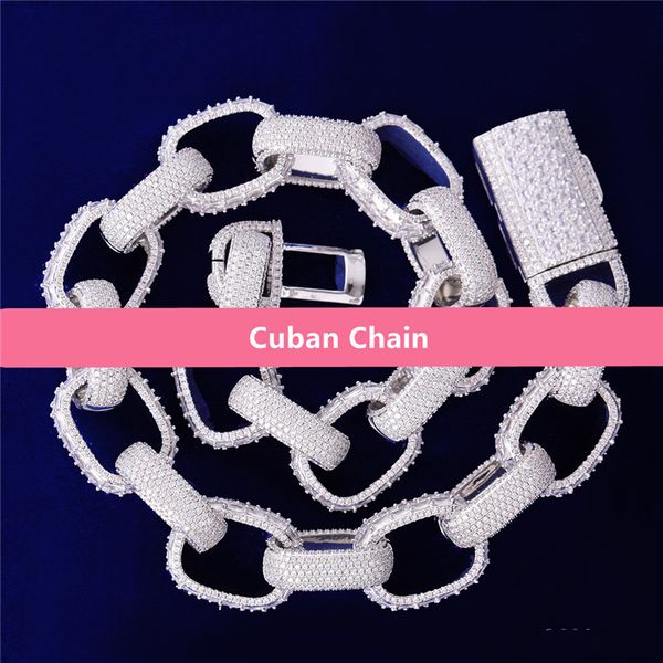 16/18/20/22/24inch new trendy 18k yellow white gold plated bling baguatte cuban chain necklace for men women nice gift hop hop jewelry, Silver
16/18/20/22/24inch new trendy 18k yellow white gold plated bling baguatte cuban chain necklace for men women nice gift hop hop jewelry, Silver