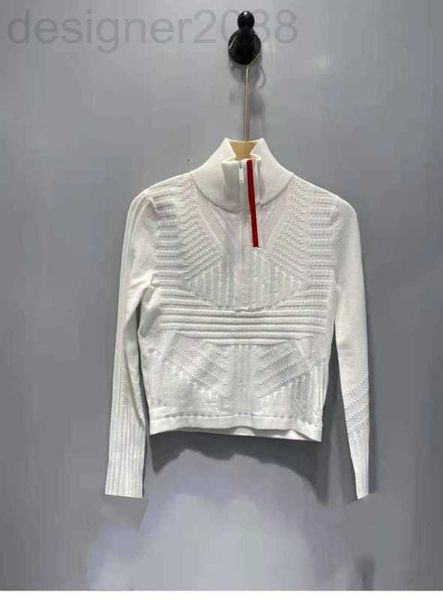 women's sweaters designer lady wool sweater knits shirts zipper neck adjust red letter striped necks casual women slim long sleeve spr, White;black
women's sweaters designer lady wool sweater knits shirts zipper neck adjust red letter striped necks casual women slim long sleeve spr, White;black
