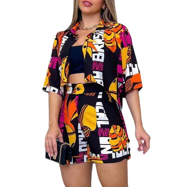 womens two piece pants summer artistic print lapel shirt is short at the front and long at the back high-waisted shorts 2piece sne0359 fashi, White
womens two piece pants summer artistic print lapel shirt is short at the front and long at the back high-waisted shorts 2piece sne0359 fashi, White