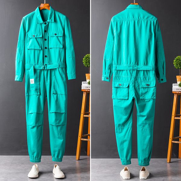 men's pant's and workwear long sleeve jumpsuit bink blue grey single breasted lapel cloth 2023 autumn trousers 230303, Black
men's pant's and workwear long sleeve jumpsuit bink blue grey single breasted lapel cloth 2023 autumn trousers 230303, Black