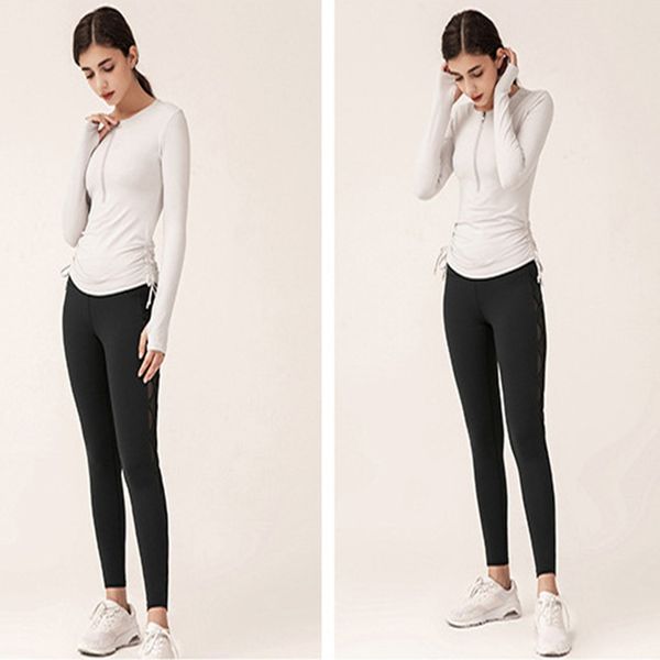 yoga lu-001 the same cross-border autumn and winter elastic quick-drying half-zip running fitness exercise women's yoga long sleeve 202
yoga lu-001 the same cross-border autumn and winter elastic quick-drying half-zip running fitness exercise women's yoga long sleeve 202