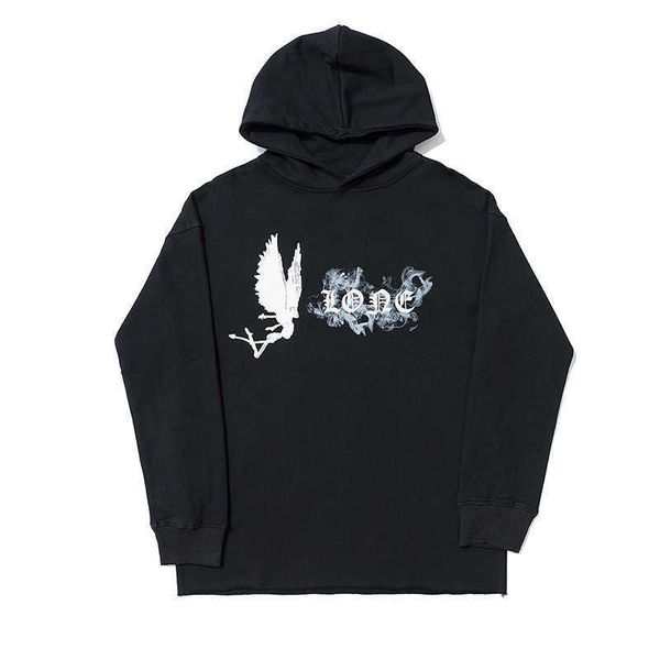 trendy washington limited fog angel street casual hip hop big v smoke men's and women's hooded sweater, Black;white
trendy washington limited fog angel street casual hip hop big v smoke men's and women's hooded sweater, Black;white