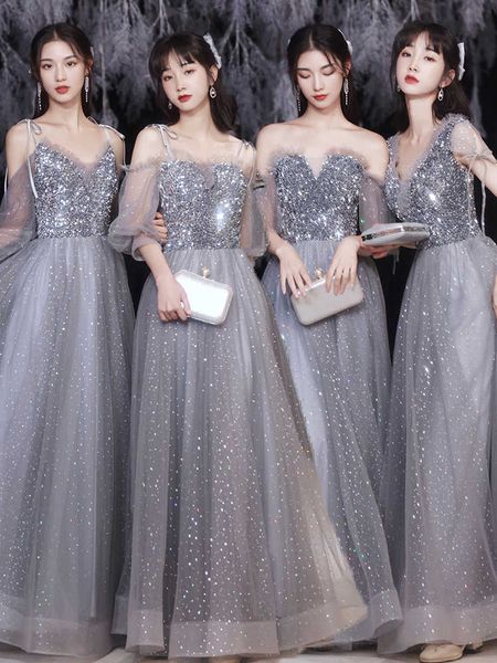 women's clothing runway dresses grey bridmaid female 2023 summer wedding sisters evening dresses fairy temperament long style slim, Black;gray
women's clothing runway dresses grey bridmaid female 2023 summer wedding sisters evening dresses fairy temperament long style slim, Black;gray