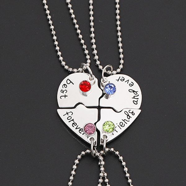 4pcs /set friend heart designer necklace woman mens necklace south american silver plated pendant man necklaces pendants friendship fashion
4pcs /set friend heart designer necklace woman mens necklace south american silver plated pendant man necklaces pendants friendship fashion