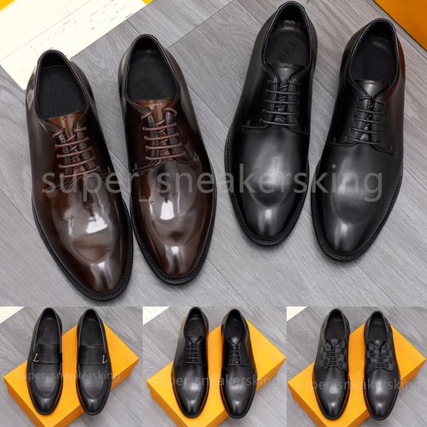 men dress shoes designers shoes genuine leather brown black buckle mens casual designer loafers slip on wedding shoes with box 38-46
men dress shoes designers shoes genuine leather brown black buckle mens casual designer loafers slip on wedding shoes with box 38-46