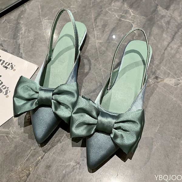 sandals summer women baotou fashion bow-knot low heels pumps female silk pointed sandalias de mujer women's shoes 230303, Black
sandals summer women baotou fashion bow-knot low heels pumps female silk pointed sandalias de mujer women's shoes 230303, Black