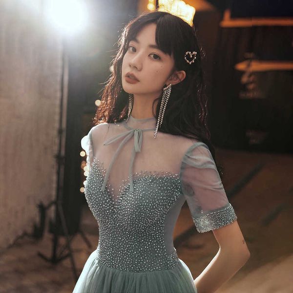 women's clothing runway dresses evening 2023 fairy fantasy can usually wear banquet host engagement dresses, Black;gray
women's clothing runway dresses evening 2023 fairy fantasy can usually wear banquet host engagement dresses, Black;gray