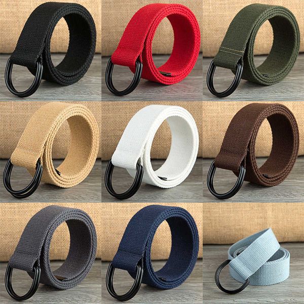 belts 2023 new tactical canvas women men double d-ring buckle waistband casual female fabric for jeans y2303, Black;brown
belts 2023 new tactical canvas women men double d-ring buckle waistband casual female fabric for jeans y2303, Black;brown