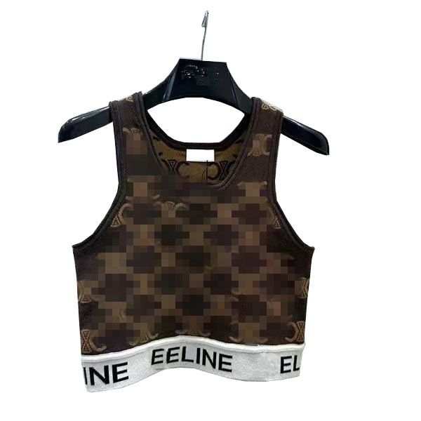 23ss women's t-shirt knitted sleeveless t-shirt shirt vest women's slim vest shirt design summer women's short top, White
23ss women's t-shirt knitted sleeveless t-shirt shirt vest women's slim vest shirt design summer women's short top, White