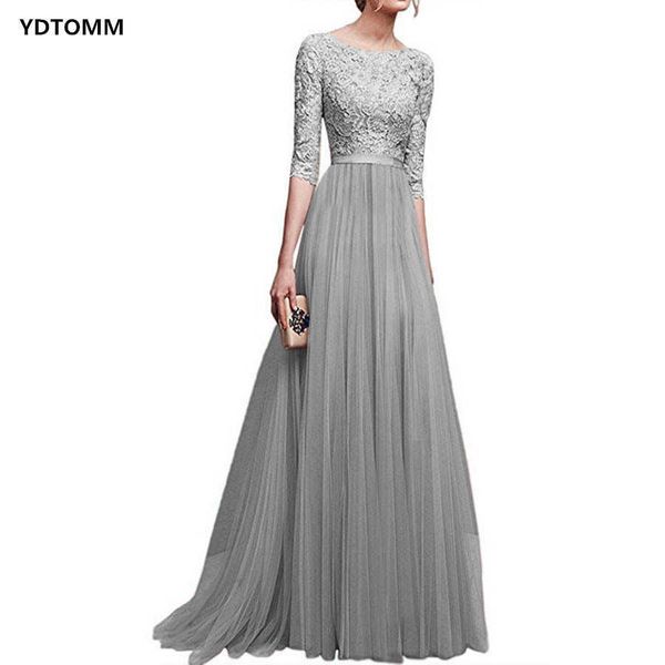 casual dresses elegant long evening dress women lace maxi half sleeve formal ladies dresses female longue robe party prom clothes sale items, Black;gray
casual dresses elegant long evening dress women lace maxi half sleeve formal ladies dresses female longue robe party prom clothes sale items, Black;gray