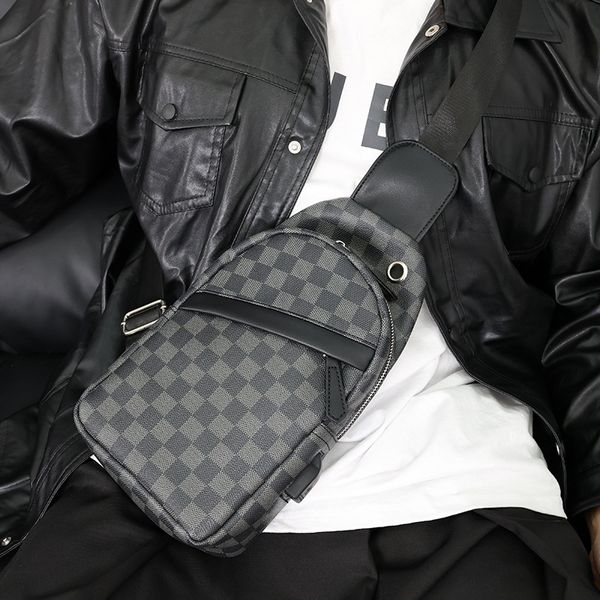 fashion men handbag crossbody shoulder bags satchels messenger wallets black grid designer purse mobile phone storage chest bag women backpa
fashion men handbag crossbody shoulder bags satchels messenger wallets black grid designer purse mobile phone storage chest bag women backpa