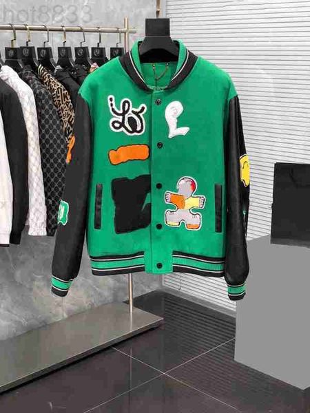 men's jackets designer jacket casual style heavy industrial embroidery mosaic baseball and women's coat g1pt, Black;brown
men's jackets designer jacket casual style heavy industrial embroidery mosaic baseball and women's coat g1pt, Black;brown