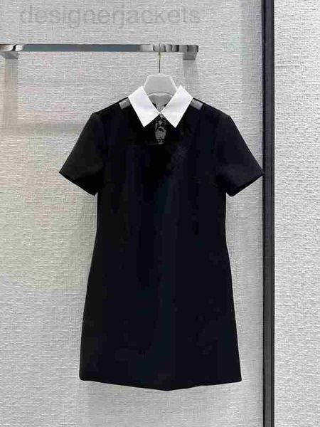 runway dresses designer milan dresses 2023 new spring summer lapel neck short sleeve women's sundress brand same style dress wt4u, Black
runway dresses designer milan dresses 2023 new spring summer lapel neck short sleeve women's sundress brand same style dress wt4u, Black