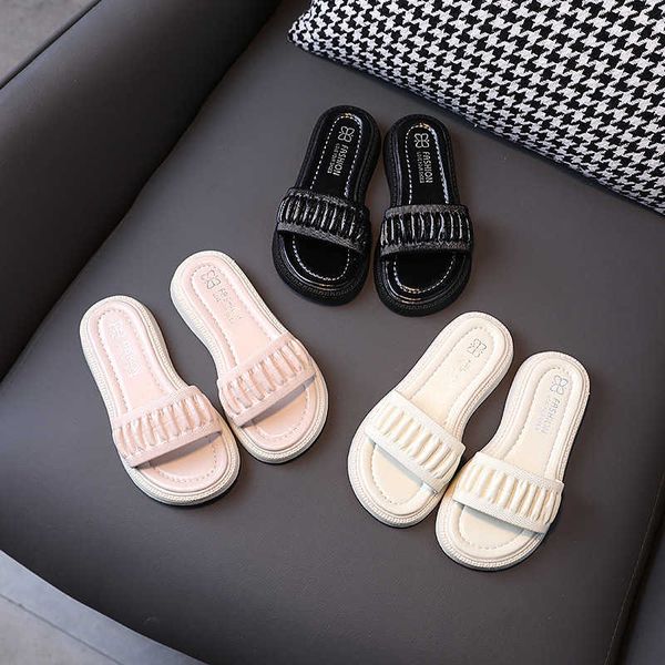 slipper girls simple slippers 2022 summer fashion kids solid pink non-slip open-toe casual shoes children casual flat slippers t230302, Black;grey
slipper girls simple slippers 2022 summer fashion kids solid pink non-slip open-toe casual shoes children casual flat slippers t230302, Black;grey