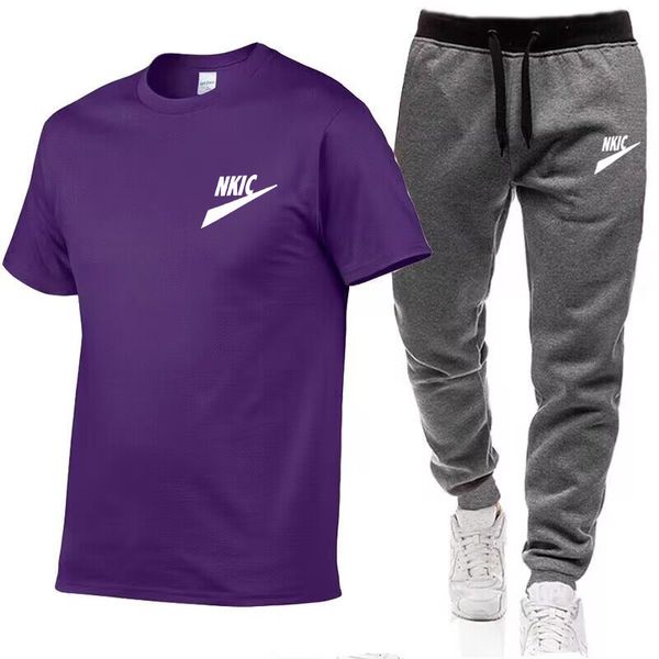 new men's tracksuits summer fashion tracksuit thin t shirts and pants keep cool men clothing brand logo print, Gray
new men's tracksuits summer fashion tracksuit thin t shirts and pants keep cool men clothing brand logo print, Gray