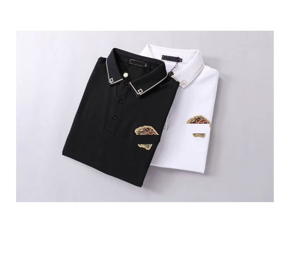 2023high end embroidered short sleeved cotton polo shirt men s t shirt korean fashion clothing summer luxury 6, White;black
2023high end embroidered short sleeved cotton polo shirt men s t shirt korean fashion clothing summer luxury 6, White;black