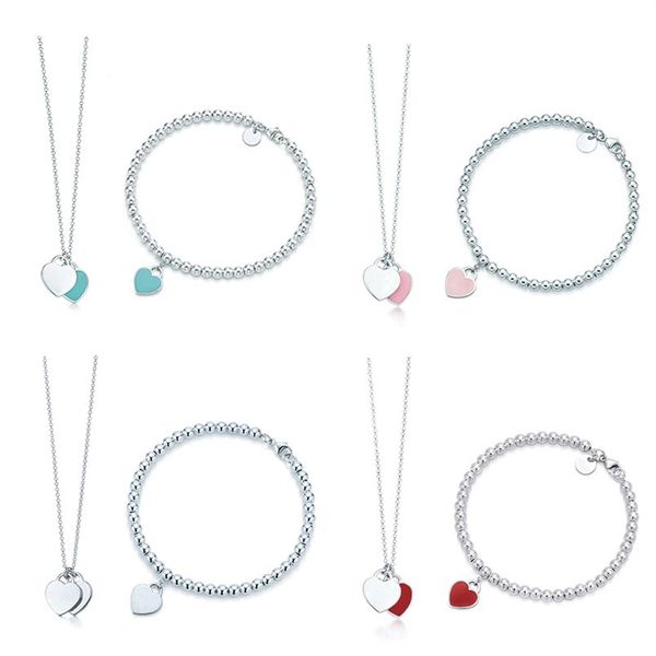 original 100% 925 sterling silver fashion classic diy love necklace bracelet set multicolor optional woman jewelry 204a
original 100% 925 sterling silver fashion classic diy love necklace bracelet set multicolor optional woman jewelry 204a