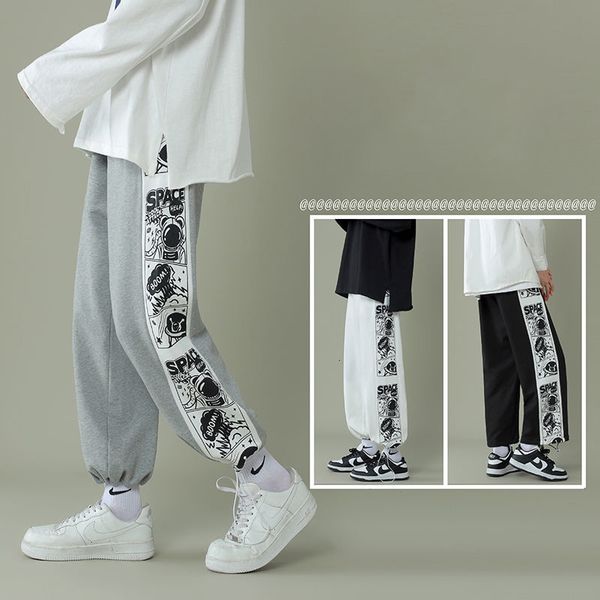 men's pants 2023 anime casual japanese gothic sweatpants hip hop streetwear wide leg loose pantalones hombre joggers sports 230303, Black
men's pants 2023 anime casual japanese gothic sweatpants hip hop streetwear wide leg loose pantalones hombre joggers sports 230303, Black