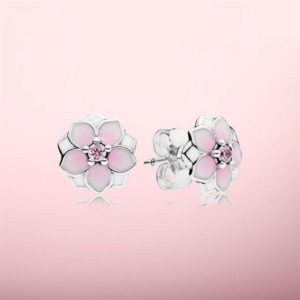 pink magnolia earrings beautiful women jewelry with original box for pandora 925 sterling silver flower stud earring sets305y, Golden;silver
pink magnolia earrings beautiful women jewelry with original box for pandora 925 sterling silver flower stud earring sets305y, Golden;silver