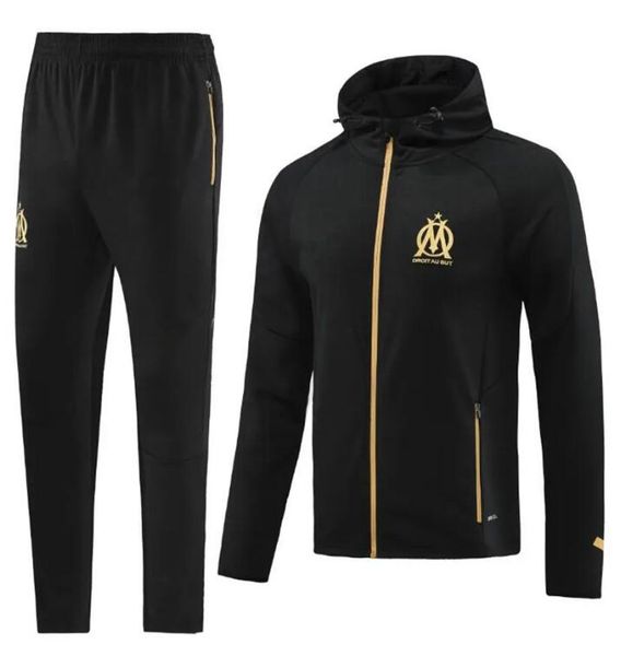 23 /24 marseilles men hooded tracksuit soccer jacket sets survetement 23 24 om maillot foot milik payet football full zipper jackets trainin, Black
23 /24 marseilles men hooded tracksuit soccer jacket sets survetement 23 24 om maillot foot milik payet football full zipper jackets trainin, Black