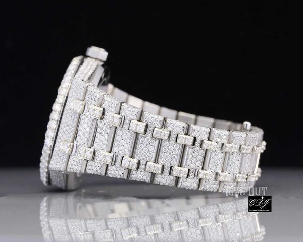 2023lab grown round cut diamond watch men hip hop jewelry luxury bust down handmade watch manufa, Silver
2023lab grown round cut diamond watch men hip hop jewelry luxury bust down handmade watch manufa, Silver