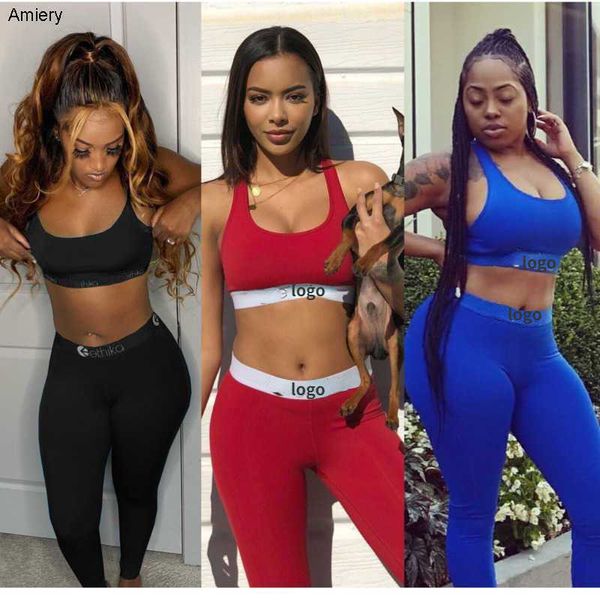 2023 women bra tracksuit sleeveless brand designer vest pants legging 2 piece set summer outfits fitness gym sportswear crop two piece sets, Gray
2023 women bra tracksuit sleeveless brand designer vest pants legging 2 piece set summer outfits fitness gym sportswear crop two piece sets, Gray