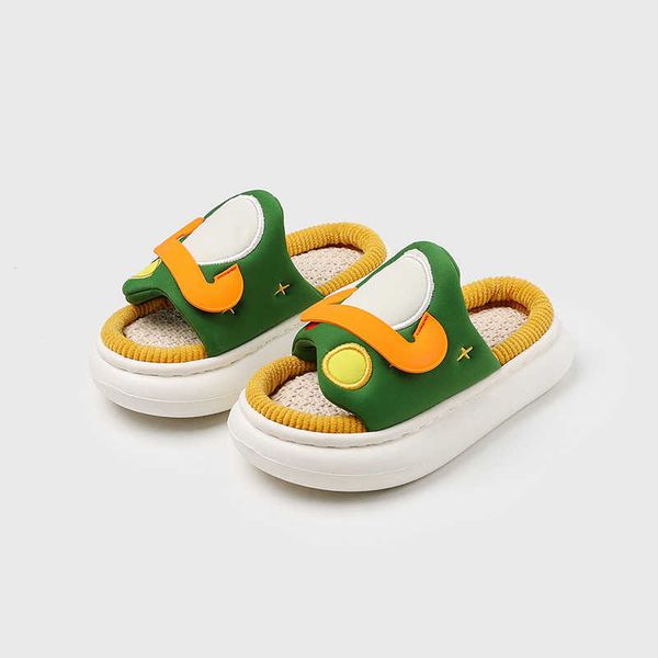 slipper indoor slippersboy winter slipperflax cotton frog platform winter home shoes green lovely non slip slides girls comfortable t230302, Black;grey
slipper indoor slippersboy winter slipperflax cotton frog platform winter home shoes green lovely non slip slides girls comfortable t230302, Black;grey