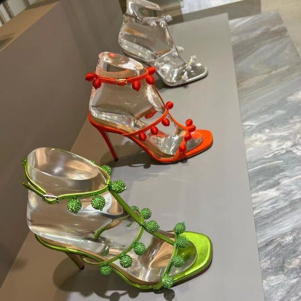fashion aquazzura high-heeled sandals green party dress shoes stiletto mules diamond ball embellished metal sheepskin 9.5cm open toe women l, Black
fashion aquazzura high-heeled sandals green party dress shoes stiletto mules diamond ball embellished metal sheepskin 9.5cm open toe women l, Black