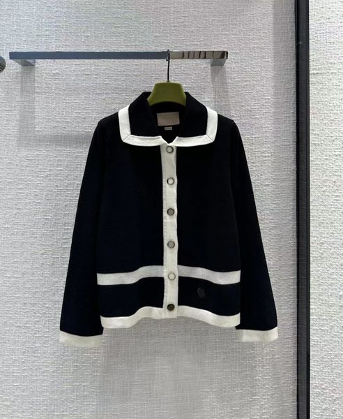 women's sweaters 2023 new spring lapel neck long sleeve embroidery high end jacquard pullovers designer sweater 0303-1, White;black
women's sweaters 2023 new spring lapel neck long sleeve embroidery high end jacquard pullovers designer sweater 0303-1, White;black