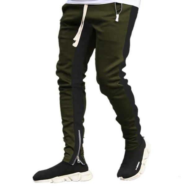men's pants long leg zipper casual sweatpants running double pocket jogging 230303, Black
men's pants long leg zipper casual sweatpants running double pocket jogging 230303, Black