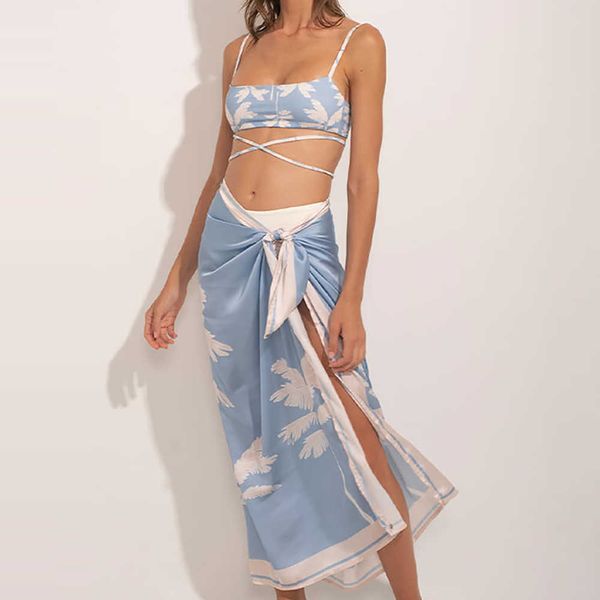 women's swimwear fashion print beach swimsuit set two-piece with summer dresses for women 2022 separate bandeau string lace upbikinis c, White;black
women's swimwear fashion print beach swimsuit set two-piece with summer dresses for women 2022 separate bandeau string lace upbikinis c, White;black